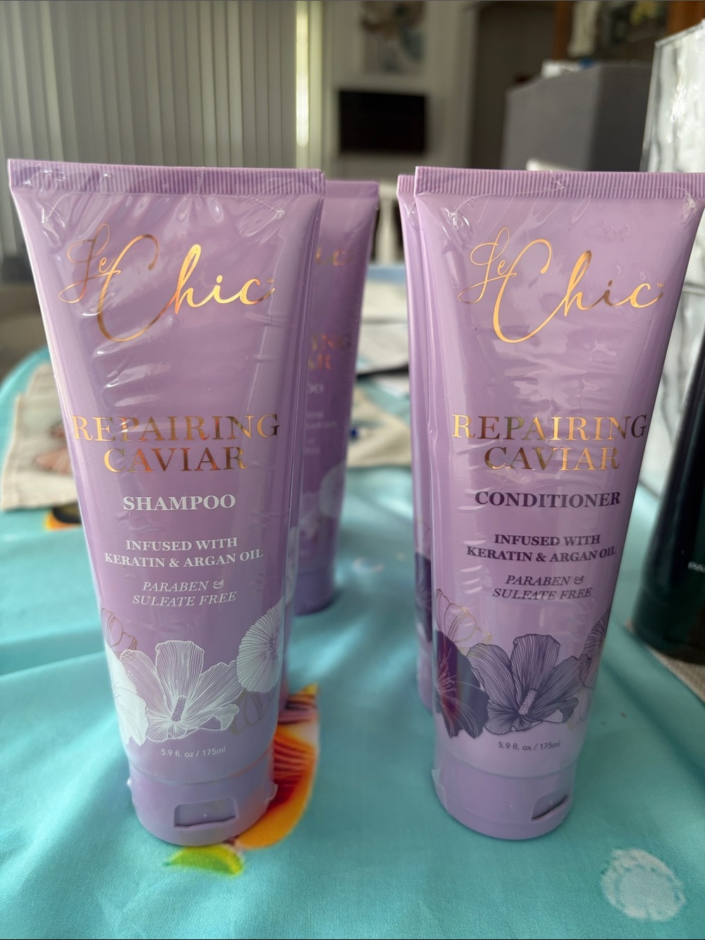 chic Repairing Caviar Shampoo & Conditioner - Lavender Purple
